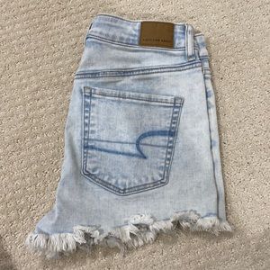 American Eagle Next Level Stretch Jean Shorts - Light Wash